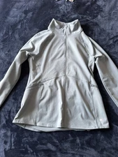 Layer 8 Light Blue Small Running Workout Warm Up Scrub Jacket