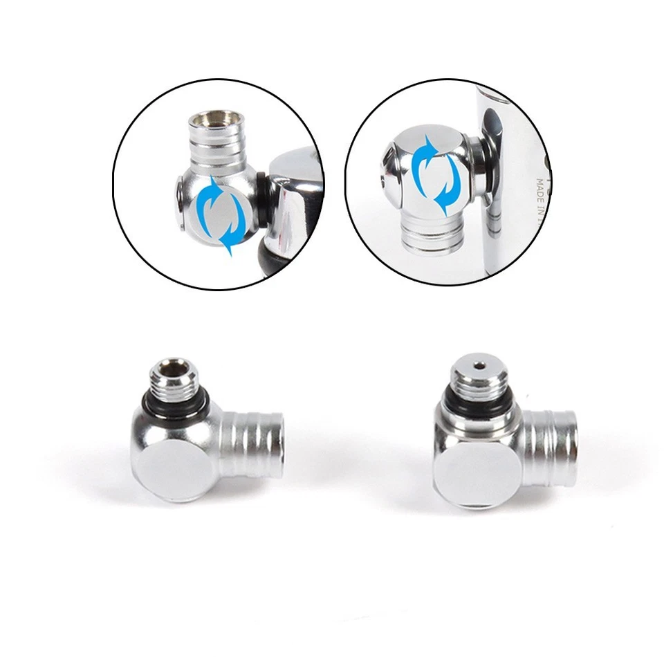 360° Roation Scuba Diving 1st First Stage LP/ Port Swivel Connector-Adaptor - Image 2 of 4