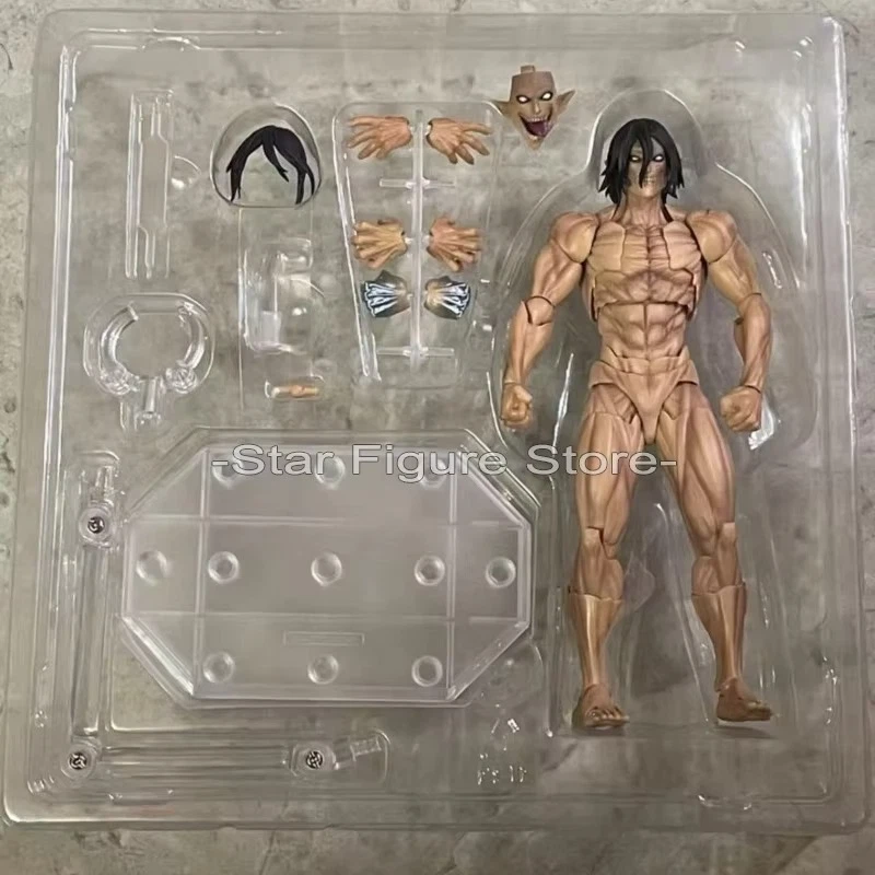 Attack on Titan Eren Jaeger Action Figure Revoltech Amazing Yamaguchi Eren Model - Image 3 of 4
