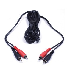Skytronic Twin RCA - 2.5m Signal Cable for Audio/Video Equipment