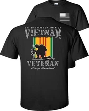 Proud Vietnam Veteran Always Remember T-Shirt