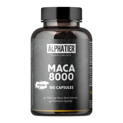 Maca 8000 Gold (gelbe Macawurzel) Kapseln hochdosiert aus Wurzel Pulver Extrakt