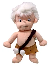 Nanco Hanna Barbera Vintage 1990 Flintstones Baby Bam Bam Stuffed Plush Toy