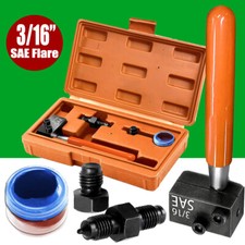 Brake Pipe Flaring Tool 3/16" SAE Hand Held On Car Double Flare Professional Kit