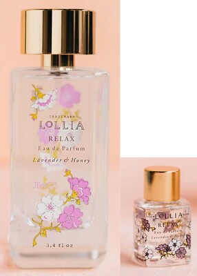 Lollia Relax Perfume Lavender Honey Eau de Parfum Spray and Little