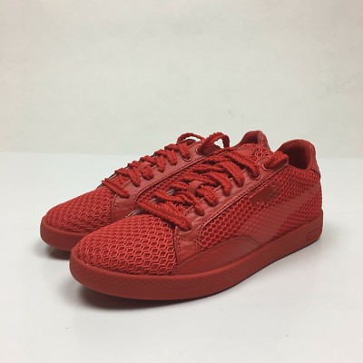 SOLANGE X PUMA SUEDE CLASSIC 'WOVEN' 359478 02 RED WOMEN'S US NEW