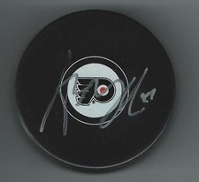 Andrew MacDONALD Signed Philadelphia Flyers Puck