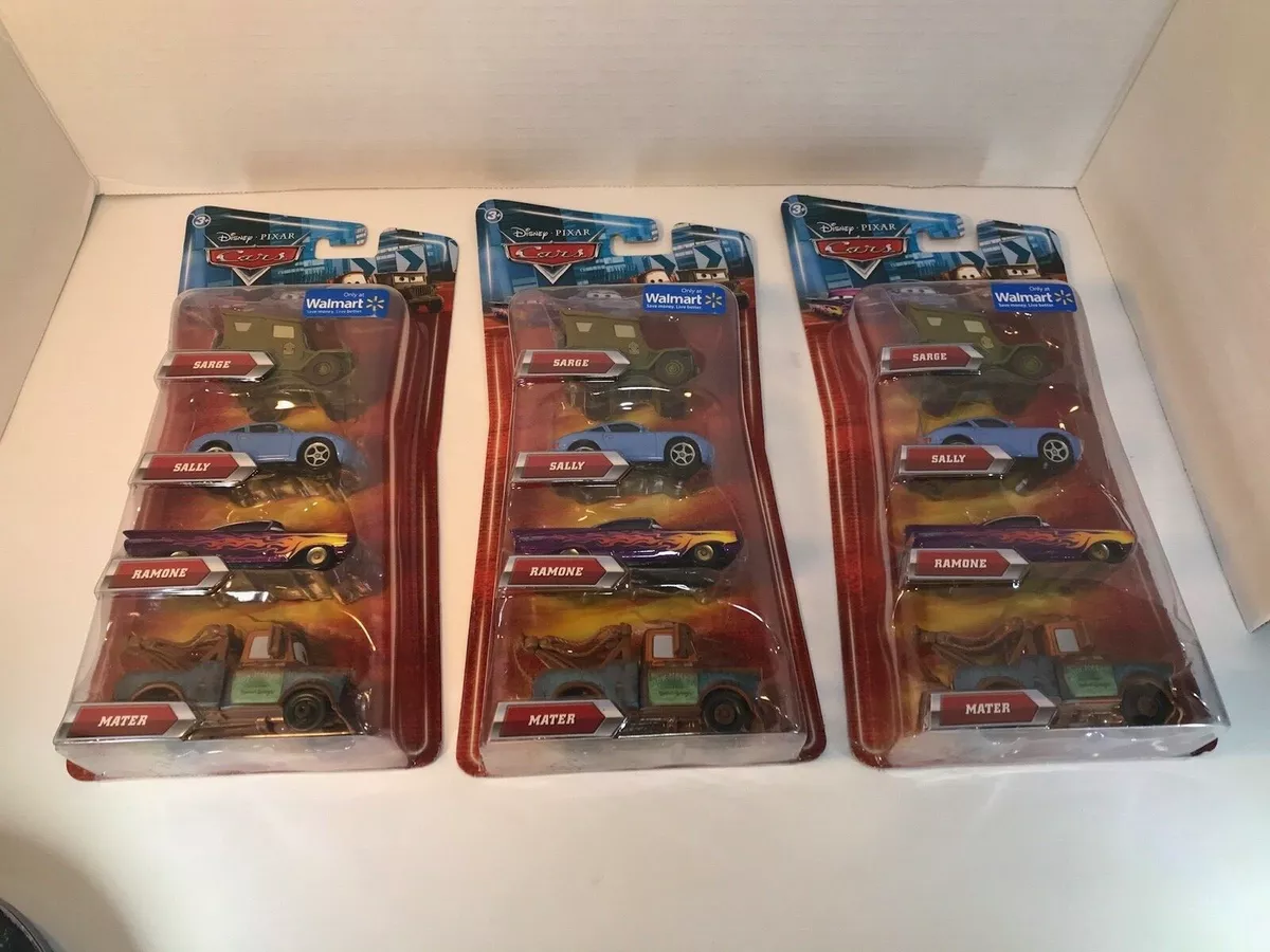 Disney Pixar Cars 4 pack Sarge Sally Ramone Mater eBay