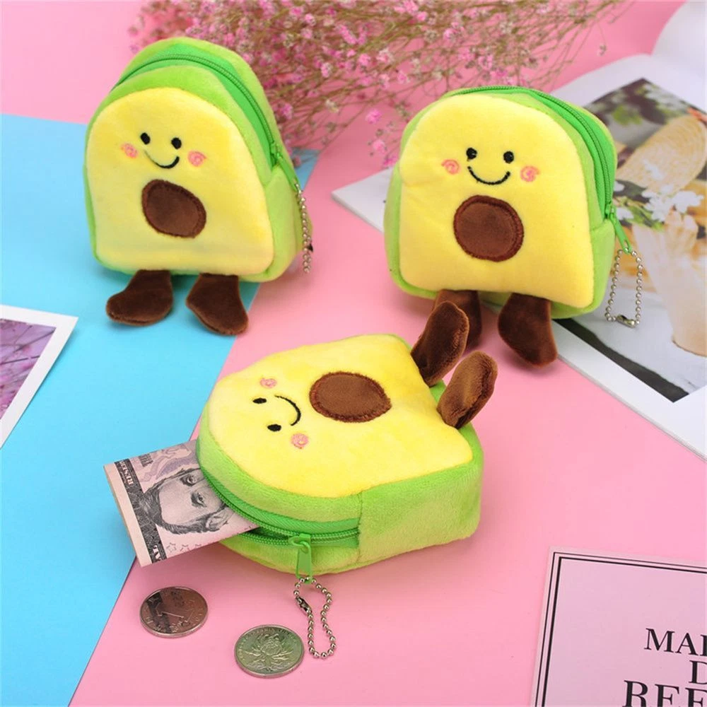 Package Fruit Shape Clutch Card Key Money Bag Wallet Storage