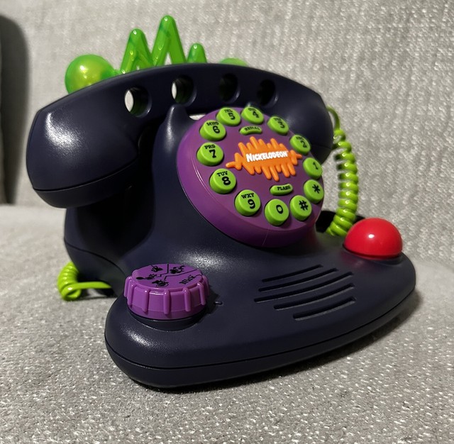 名作 TALK BLASTER ニコロデオン電話器ヴィンテージ 美品