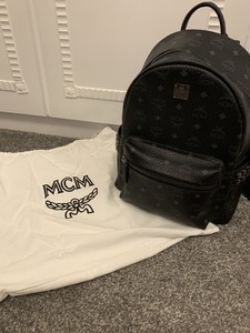 mcm one strap backpack