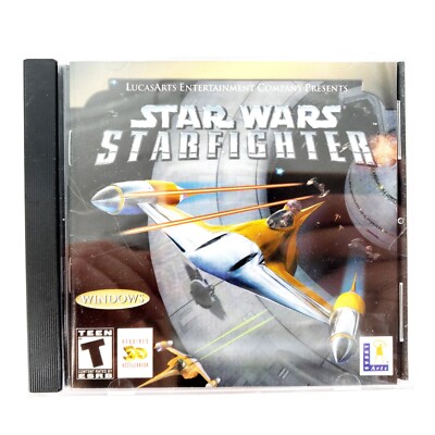 Star Wars Starfighter (Windows PC, 2002) Complete In Jewel Case