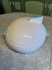 Vintage MCM Limoges Lidded Bowl Triumph USA Cotillion Blue — photo 2