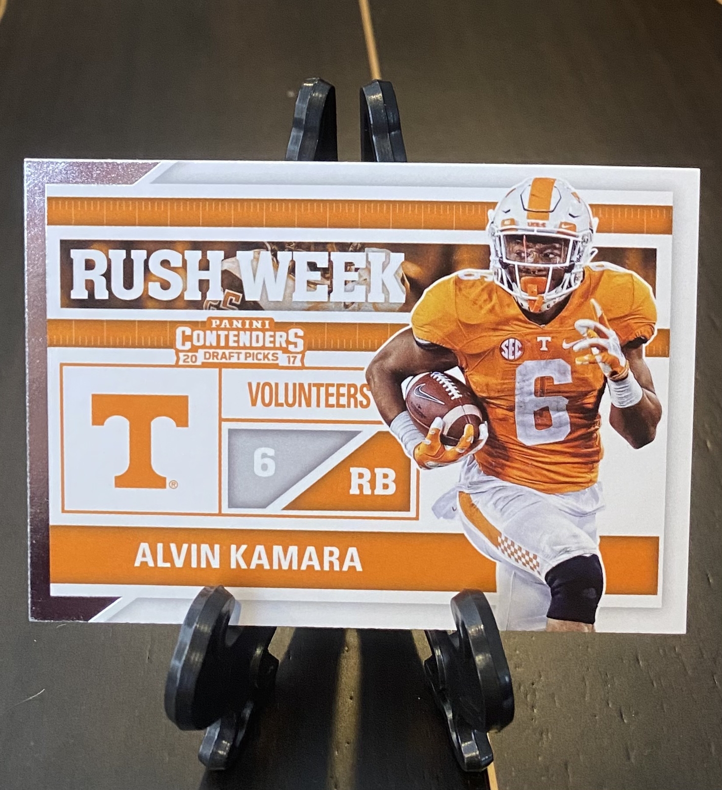 2017  Panini Contenders Draft Picks #4 Alvin Kamara RC Saints Volunteers Rookie