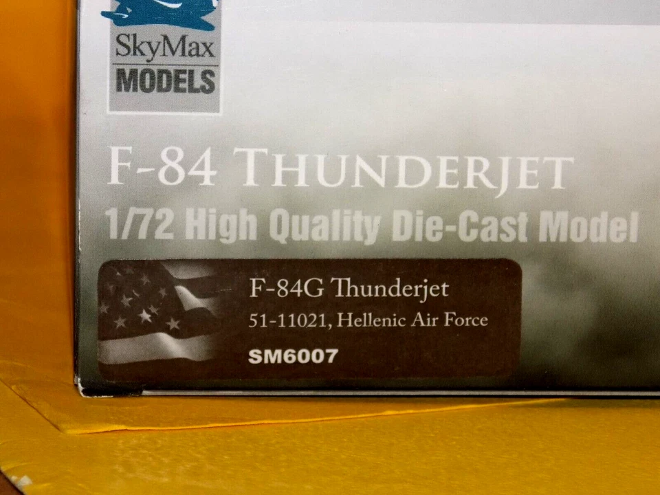 F-84G HAF 337 Mira Ghost Larissa AB Grecia 1952 HOBBY MASTER SM6007 1:72 - Immagine 3 di 3