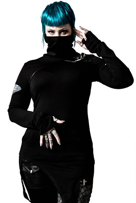 Killstar Gothic Goth Punk Langarm Top - Arch Angelz