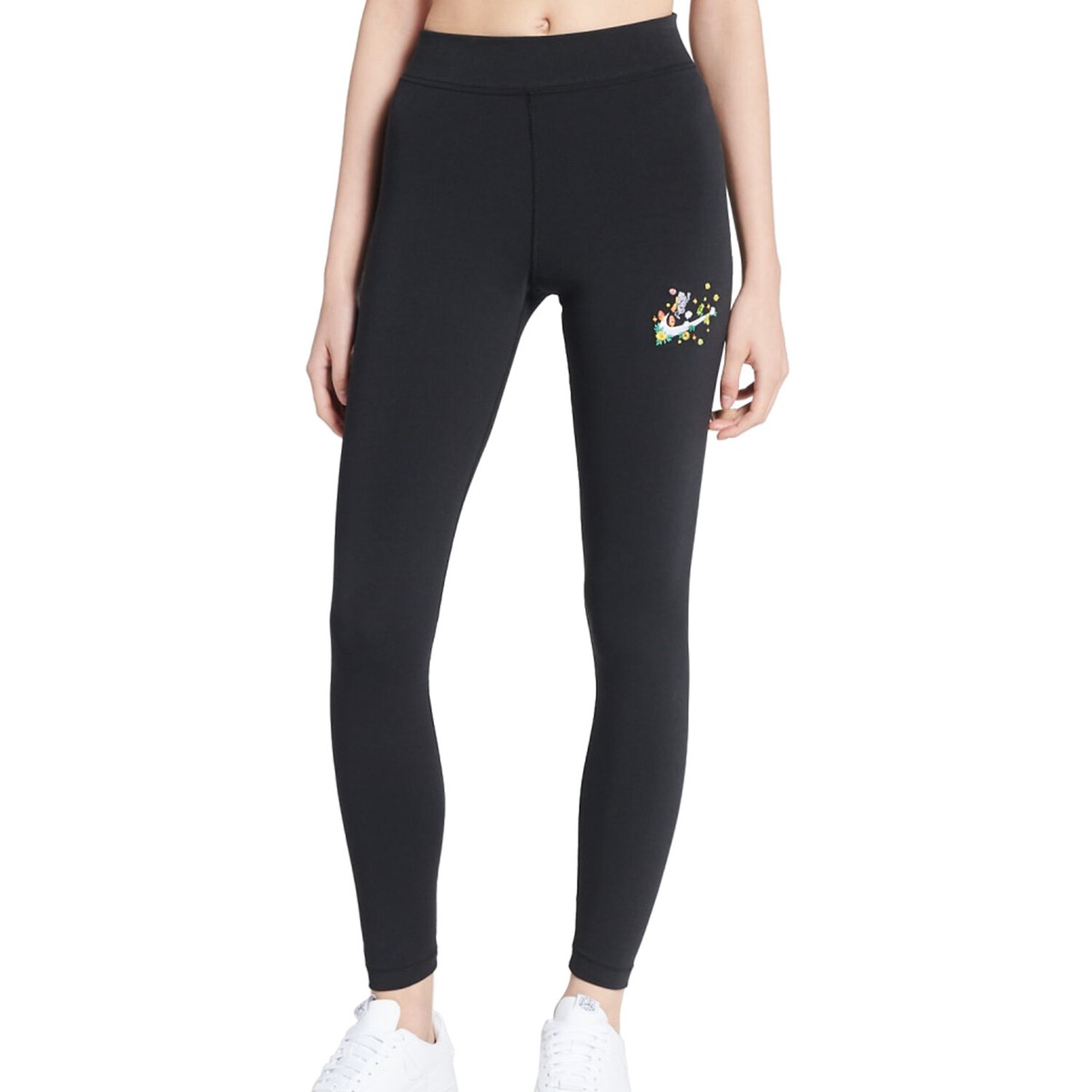 Nike Dri-fit Swoosh Run 7/8 Mid-rise Graphic Running Leggings