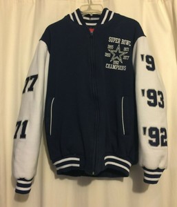 Dallas Cowboys NFL Super Bowl Champions Varsity Jacket M &hellip;