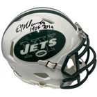 Kevin Mawae Signed NY Jets TB Mini Helmet w/ HOF 2019 Beckett Witness BAS COA