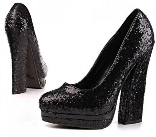 Zapatos de tacón de mujer negro Sin marca