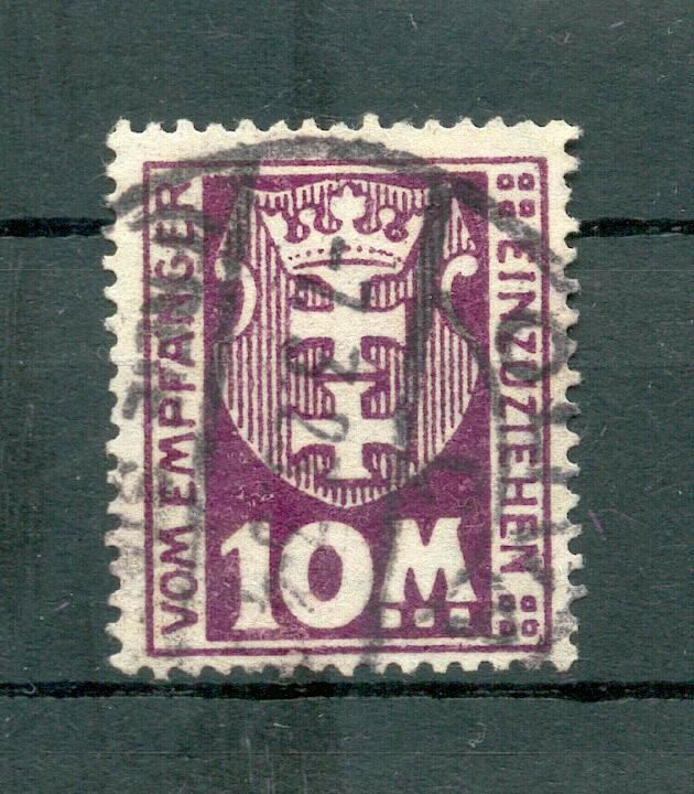 Danzig PORTO 21Y Genuine Stamped BPP 30EUR (72653)
