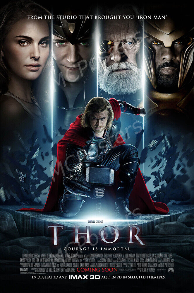 Marvel Thor Love and Thunder Movie Premium POSTER MADE IN USA - CIN108