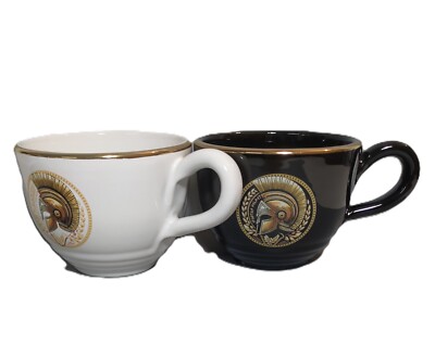 Spartan helmet theme Cup set of 2 big mugs 350 ml