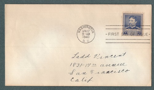 US 874-877 Famous Americans - Scientists (4) First Day Covers - Picture 5 of 5