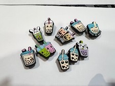 10 Piece Boba Pvc Shoe Charms For Croc Jibbitz Unbranded