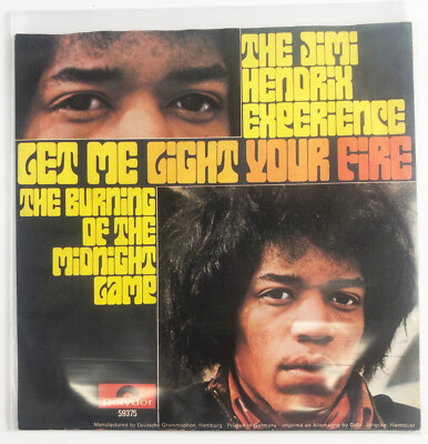 7'' The Jimi Hendrix Experience   Let Me Light Your Fire -1969 Polydor 59375 !nm
