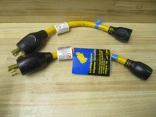 Construction Electrical Products 1446 Locking Adapter Cord (Pack of 2)