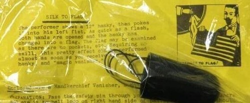 SILK TO FLAG TRICK - Vintage Trick aus den 1980er Jahren rote Seide wird zur US-Flagge! - Bild 2 von 2