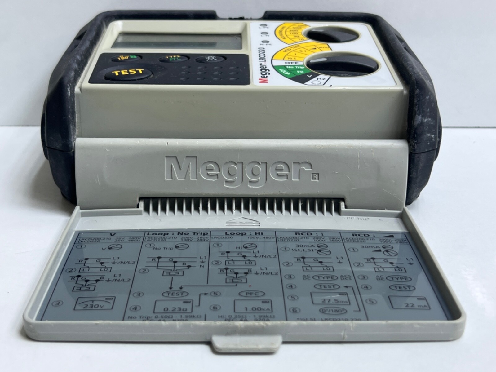 MEGGER LRCD220 LOOP & RCD TESTER