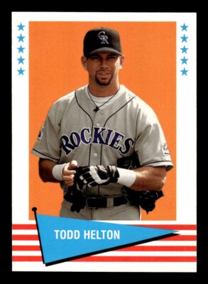 Todd Helton 1999 Fleer Tradition 28 Colorado Rockies Vintage 61 Ebay 