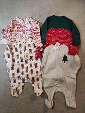 Christmas Infant (up to 7 lbs) Sleepers SET OF 5 NWT from OLD NAVY