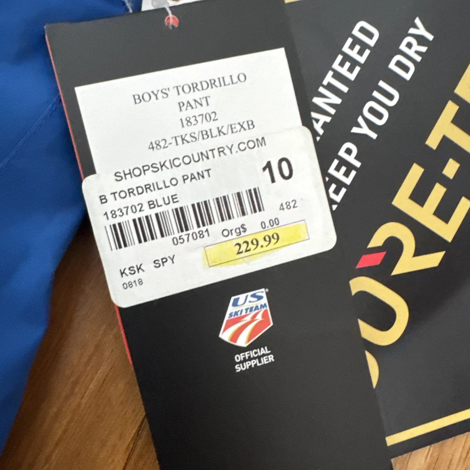 Pantalones de nieve Spyder Tordrillo Goretex para niño talla 10 Foto 3 de 4