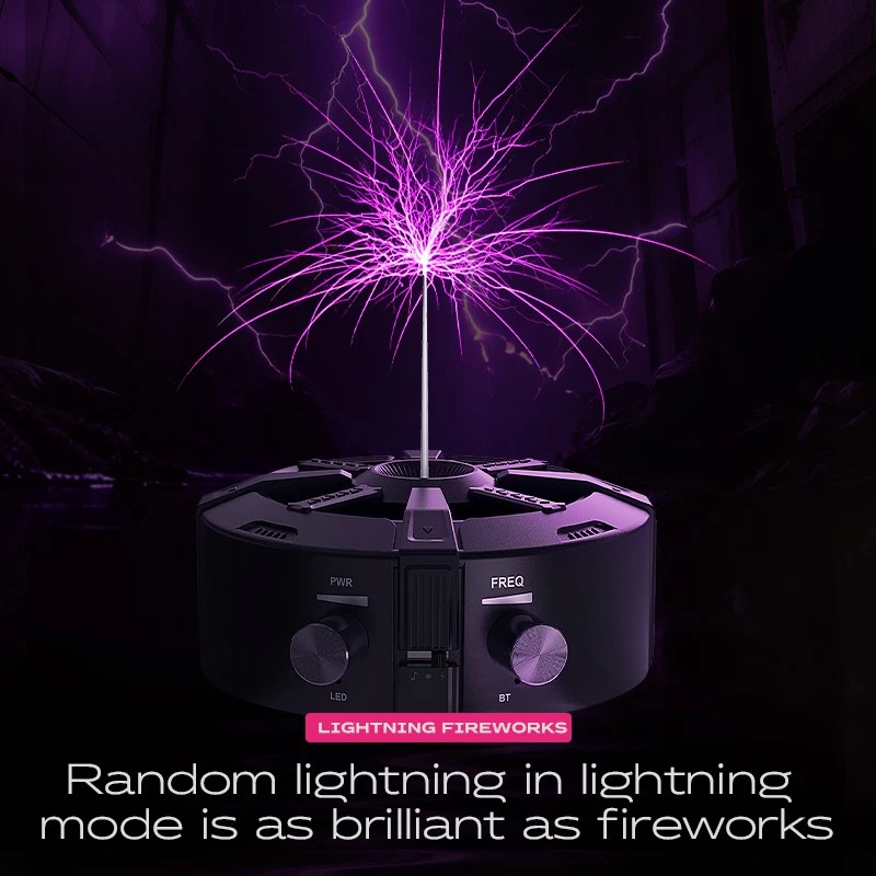 Tesla Coil Lightning Bluetooth Music Box Arc Lightning Wireless Demo Kit EU Plug - Bild 4 von 4