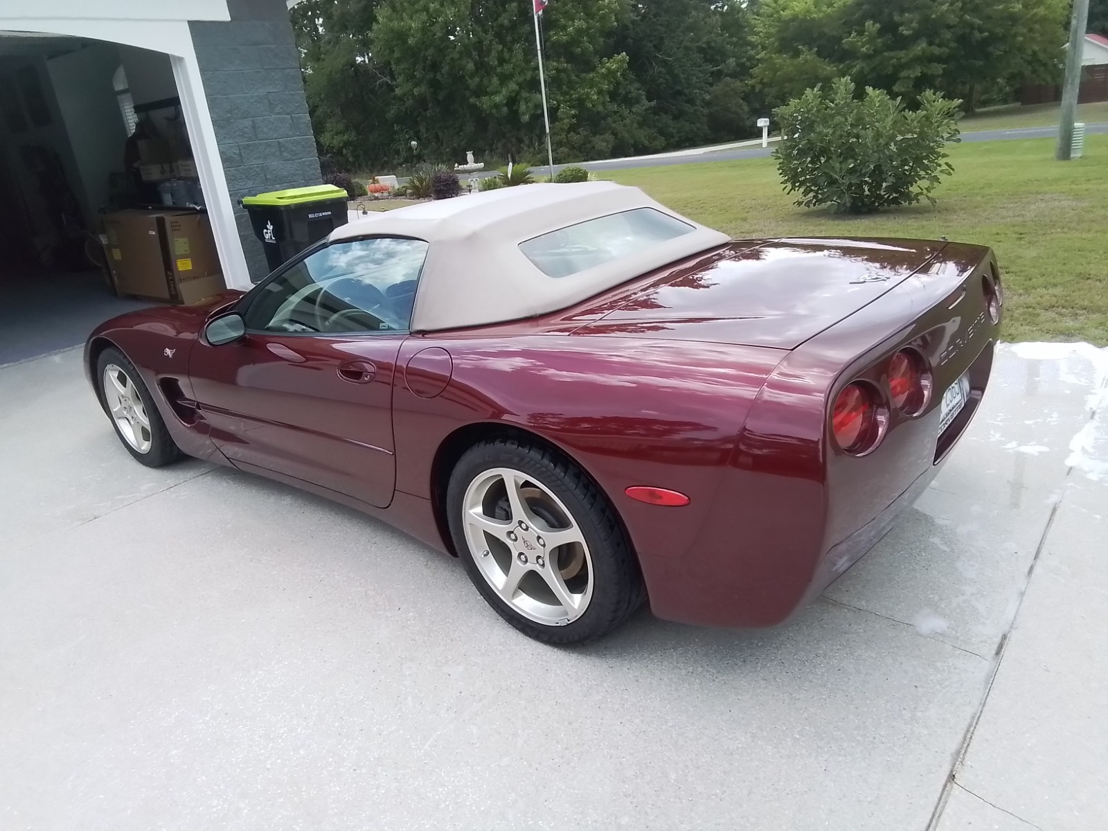2003 Burgundy Chevrolet Corvette   | C5 Corvette Photo 7
