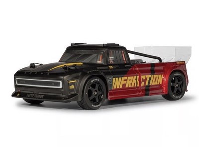 ARRMA ARA4315V4T2 1/8 Infraction 4X4 3S BLX 1/8 Truck Black/Red
