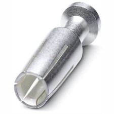 2PC PHOENIX CONTACT - IC 1663271 Female Crimp Contact 4.0 Turned silver plated