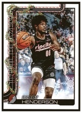 2025-26 Topps Holiday #H96 Scoot Henderson ~ Portland Trail Blazers