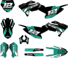 Custom Graphics kit fits Gas Gas MC 50 2024 2025 2026 Milan style stickers