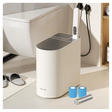 Small Bathroom Trash Can - Motion Sensor 2 Gallon / 7L Garbage Bin with Lid, Aut