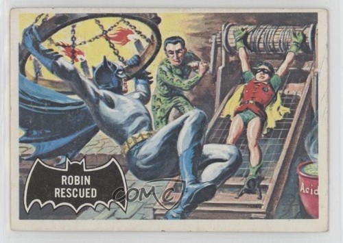 1966 OPC Batman Black Bat #38 Robin Rescued — Raw