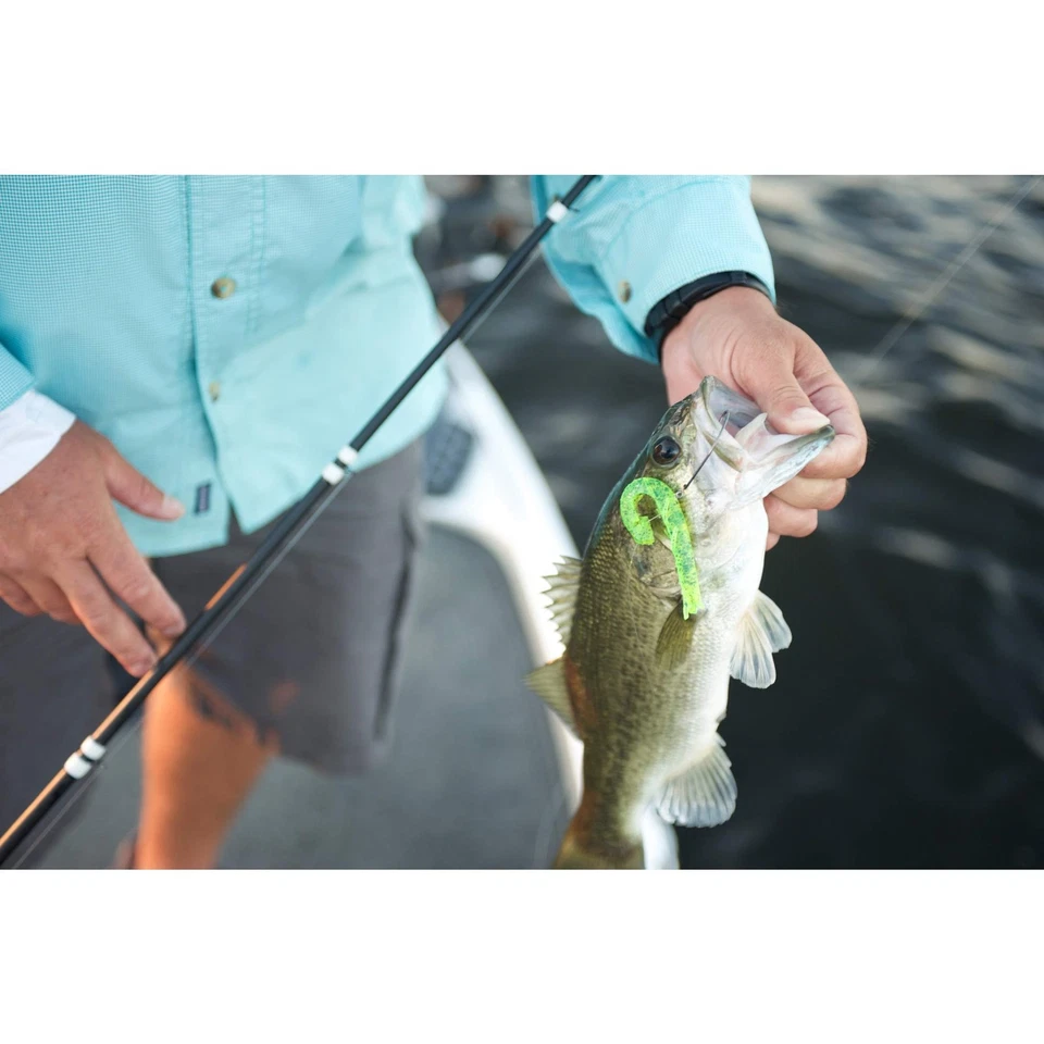 Gancho de pesca Berkley Gulp cebo suave 5 blanco ideal para plantillas y peces grandes Foto 2 de 4