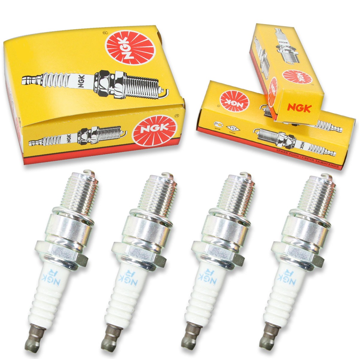 4pcs Polaris NGK Standard Spark Plugs 500 EC5-PM-02 Kit Set Engine es