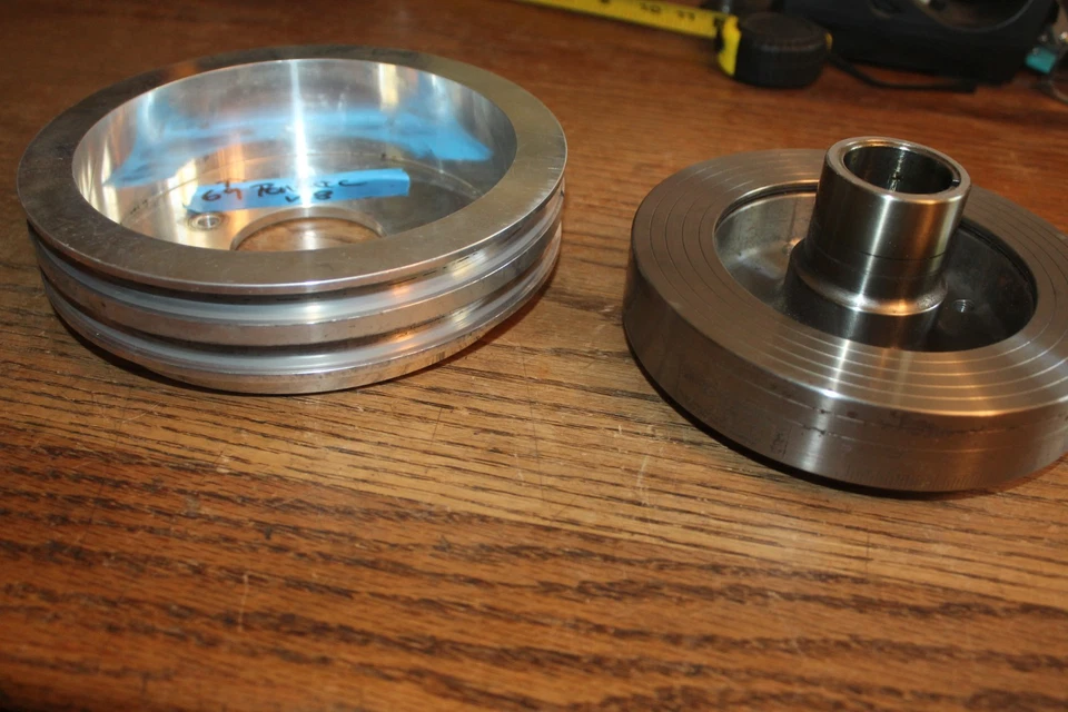 Pontiac V8 6.625" Amortiguador Summit #64275 Balanceador armónico y juego de poleas mecanizadas Foto 2 de 4