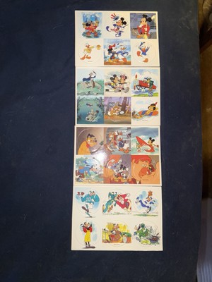 Disney uncut sheet Lot 3 4 sheets 24 Pogs vintage pog milk caps