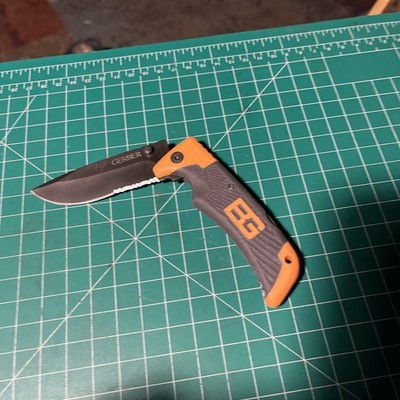 Gerber Bear Grylls Lockback Folding Pocket Knife with Pocket Clip