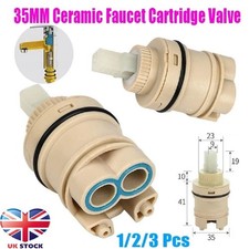 Replacement 35mm Ceramic Tap Cartridge Mixer Valve Core For Shower Bathroom Tap